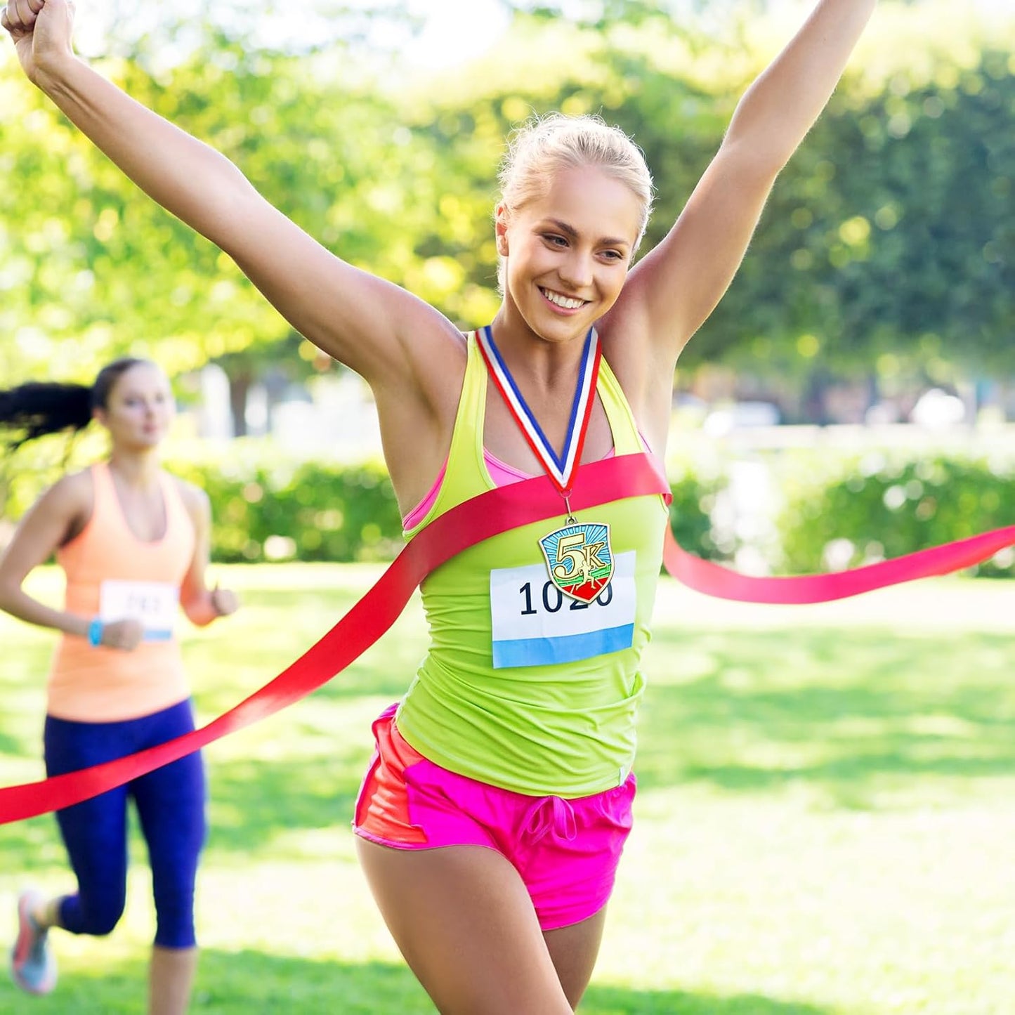 10/20 /30/40 Pcs Award Medals Bulk Sports Medals with Neck Ribbons 2.4 Inch Winner Award Trophy Prize Gift for Sports Themed Party Favors Tournaments School Match