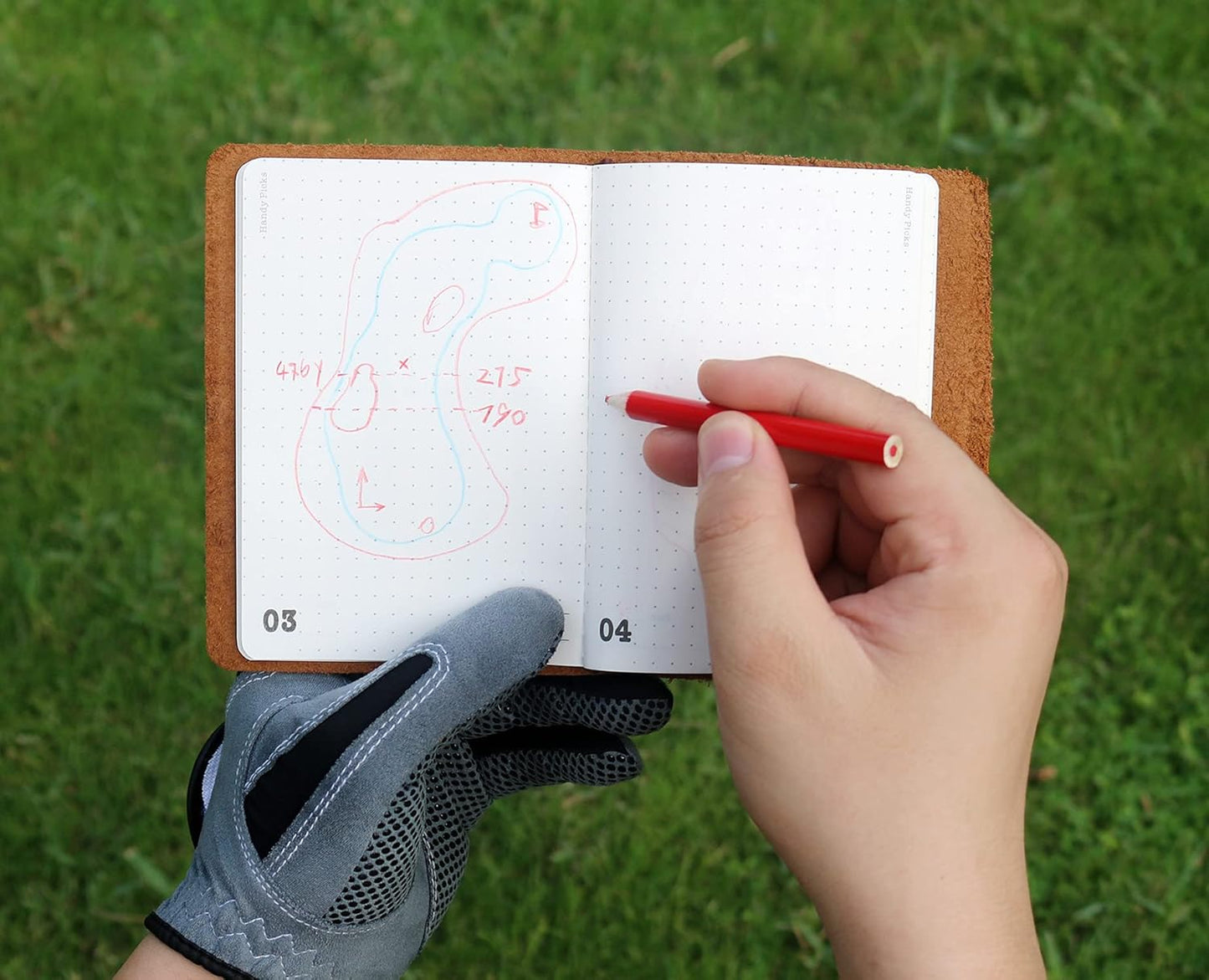Handy Picks Golf Log Refills for Leather Golf Log Book