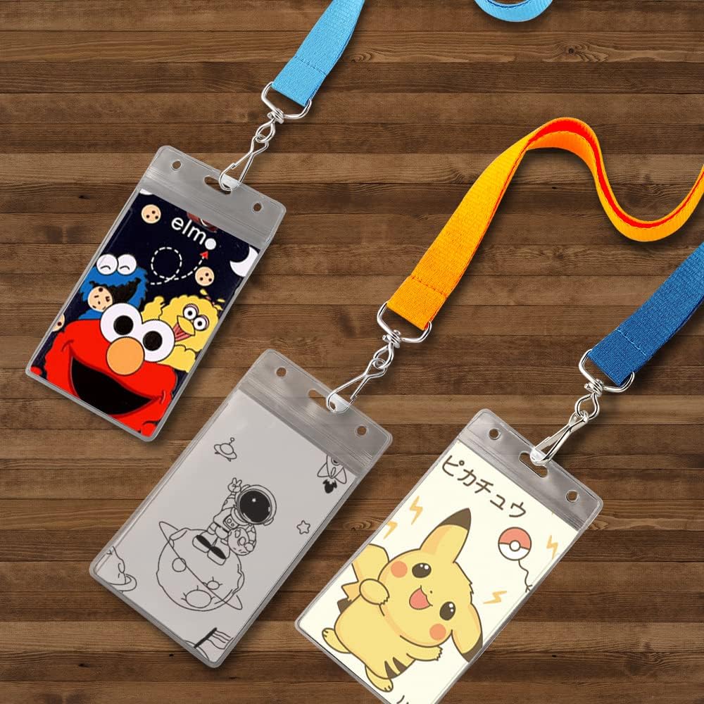 12 Pack Breakaway Lanyards for ID Badge Holder, Durable Neck Straps for Schools, Office, Cruise, Apple Green