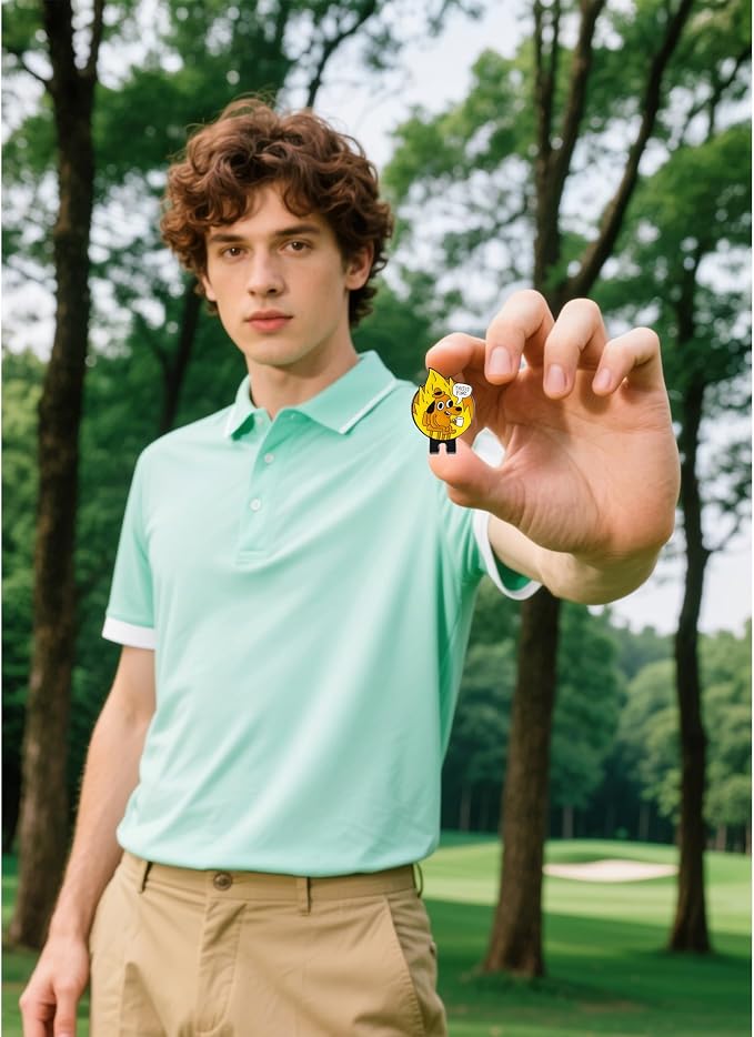 Funny Golf Ball Marker with Magnetic Hat Clip – Golf Accessories - Image 5