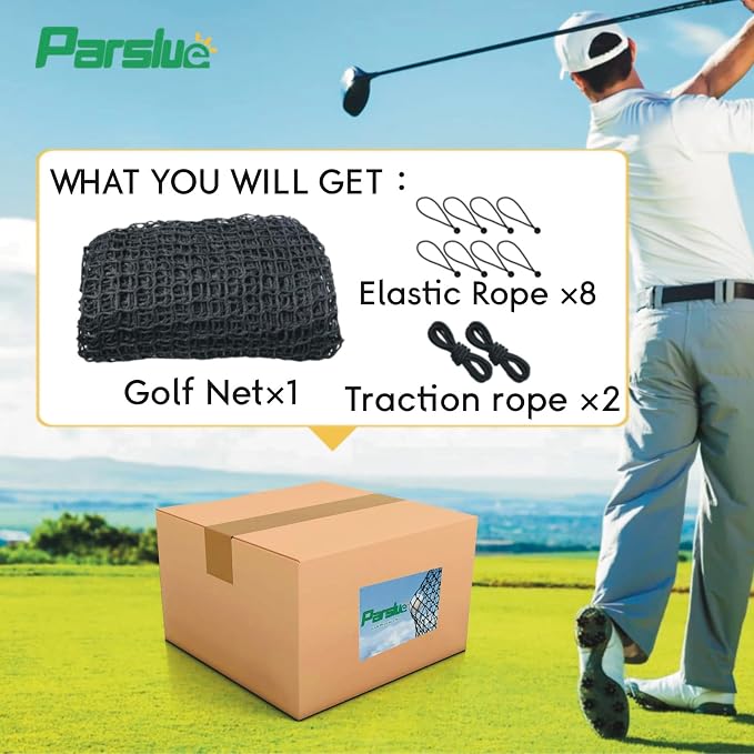 Golf Practice Net, Heavy Duty Nylon Golf Hitting Net, Golf Net Outdoor Indoor - Image 8