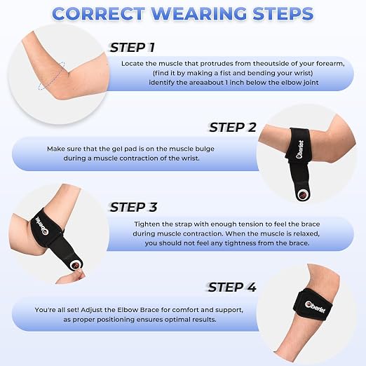 Tennis & Golfer's Elbow Brace for Men & Women - Image 8