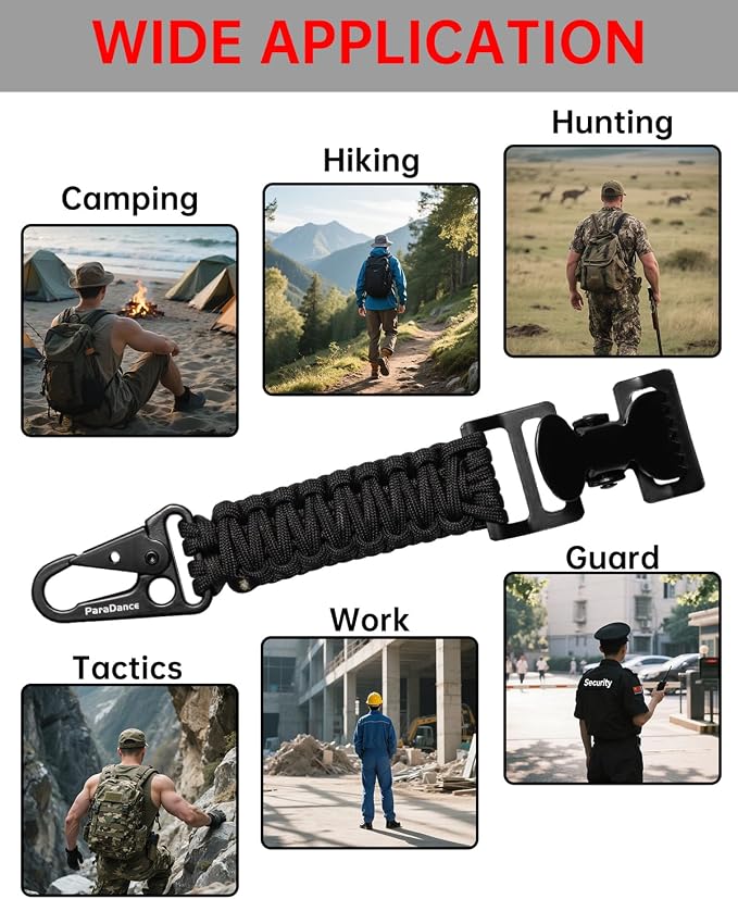 Tactical Glove Clips Work Glove Holders Strap w/Metal Alligator - Image 8