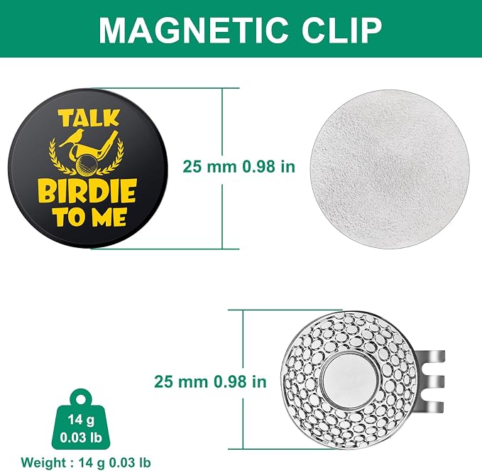 Golf Ball Marker Hat Clip, Funny Golf Accessories, Golf Gifts - Image 3