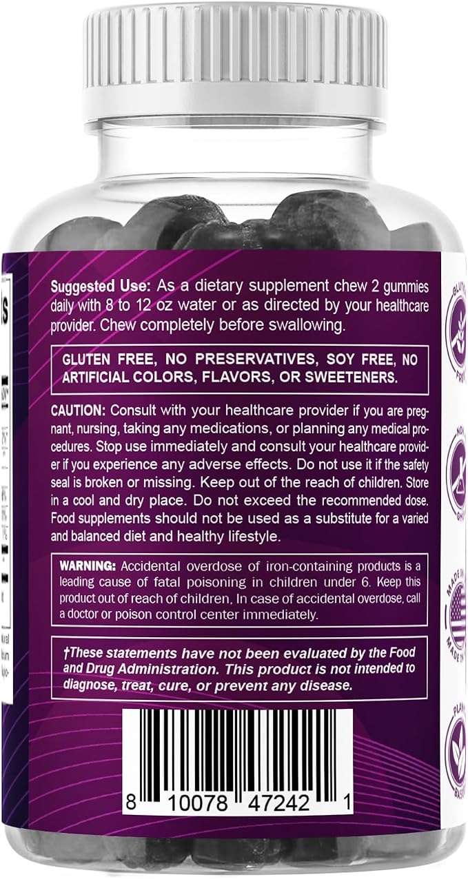 Vitamatic Iron 65 mg Gummies Supplement - Image 9