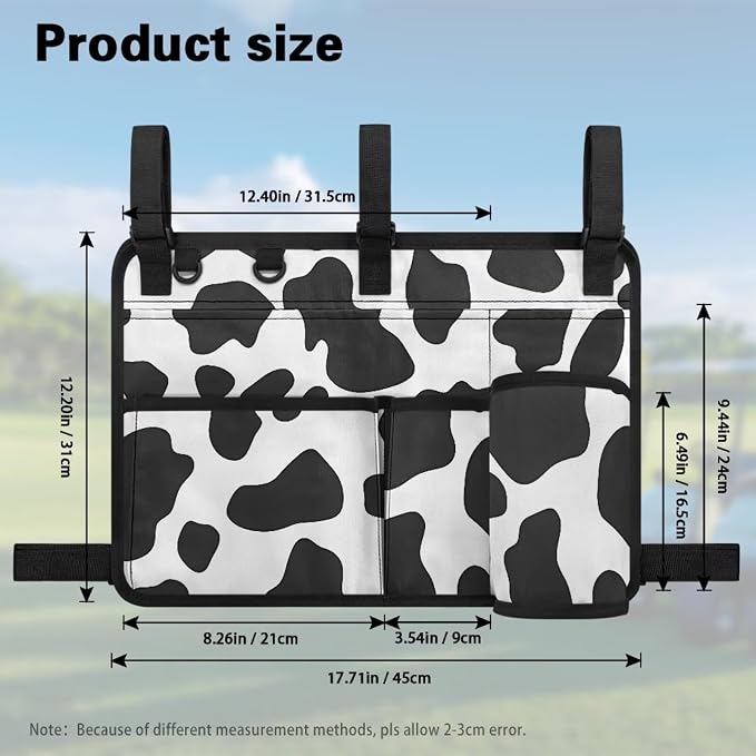 Golf Cart Rear Seat Organizer Storage Bag Large Capacity Golf Cart Accessory - Image 7