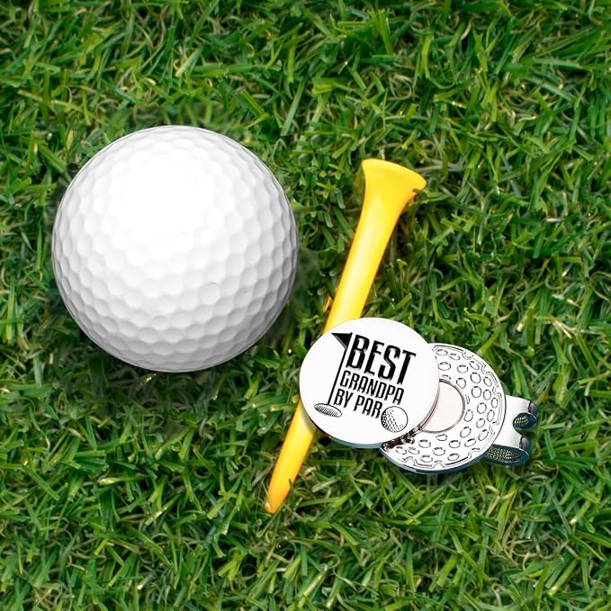 Hafhue Best Grandpa by Par Golf Ball Marker - Image 6