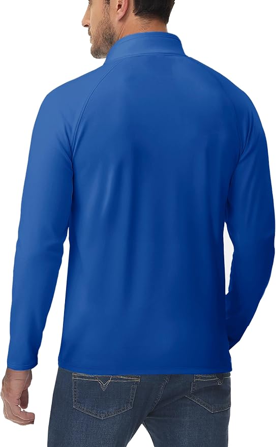 Boladeci Men's Quarter Zip Pullover Premium Fleece Lined Long Sleeve Golf - Image 6