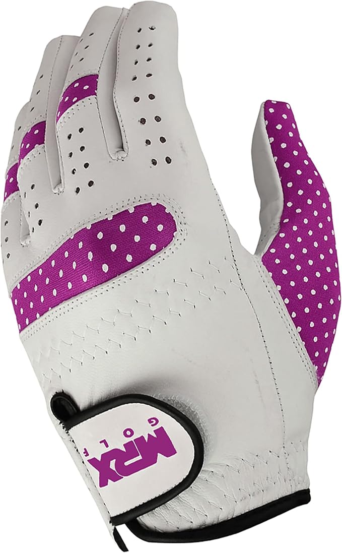 MRX Women Golf Glove Left Handed Golf Gloves Sweat Resistant Soft Cabretta - Image 8