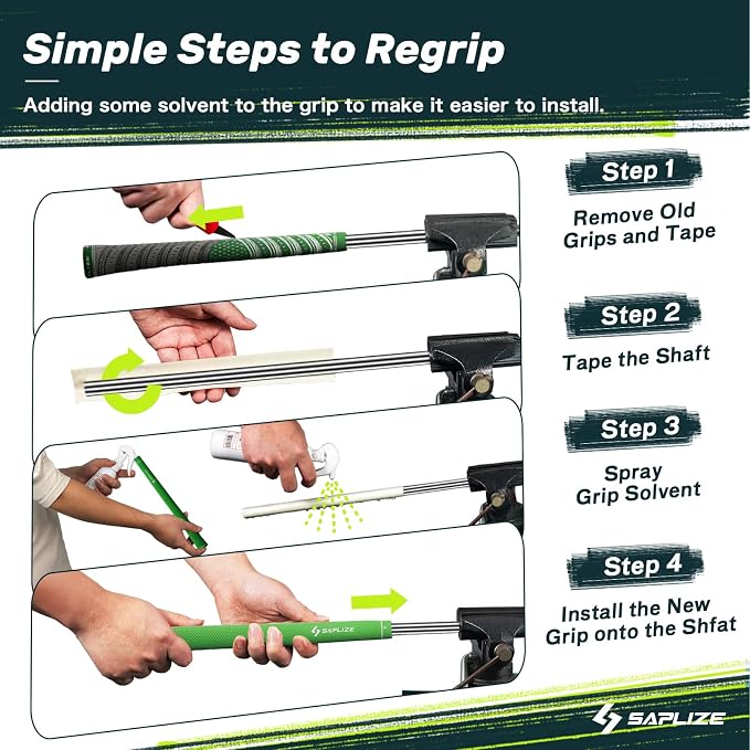 SAPLIZE Women’s Exclusive Golf Grips | Optimized Taper Design | Elegant Solid - Image 7