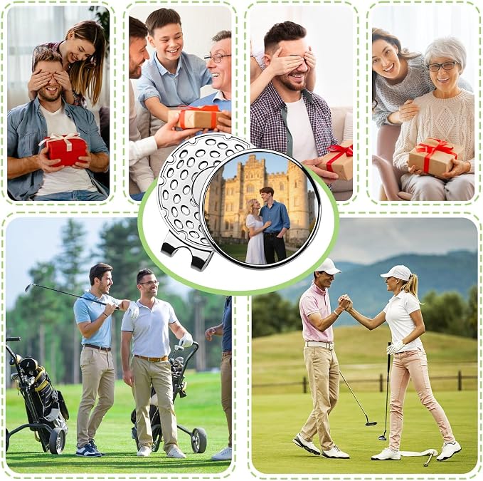 Custom Golf Ball Marker with Magnetic Hat Clip, Personalized Golf Ball Marker - Image 7