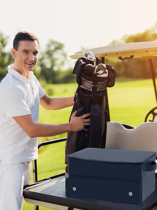 CAMPLAND 2 Layer Golf Trunk Organizer, Waterproof Car Locker - Image 7