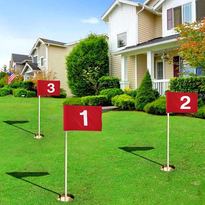 TOBWOLF 4PCS 15x22cm / 5.9x8.7in Golf Flags - Image 7