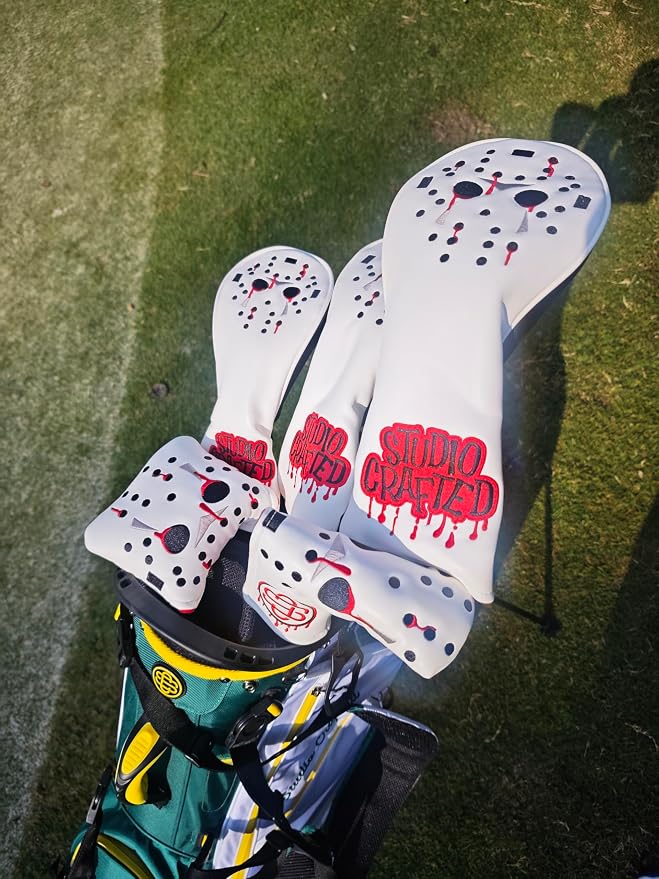 Golf Hack Show Hockey Goalie Mask Driver Fairway Woods Hybrid Rescue Blade - Image 7