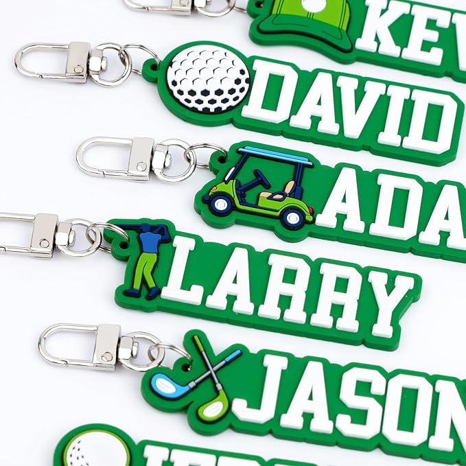 Personalized Sports Golf Keychain – Custom Name Tag, Bag Tag, Luggage Tag – Gift - Image 9