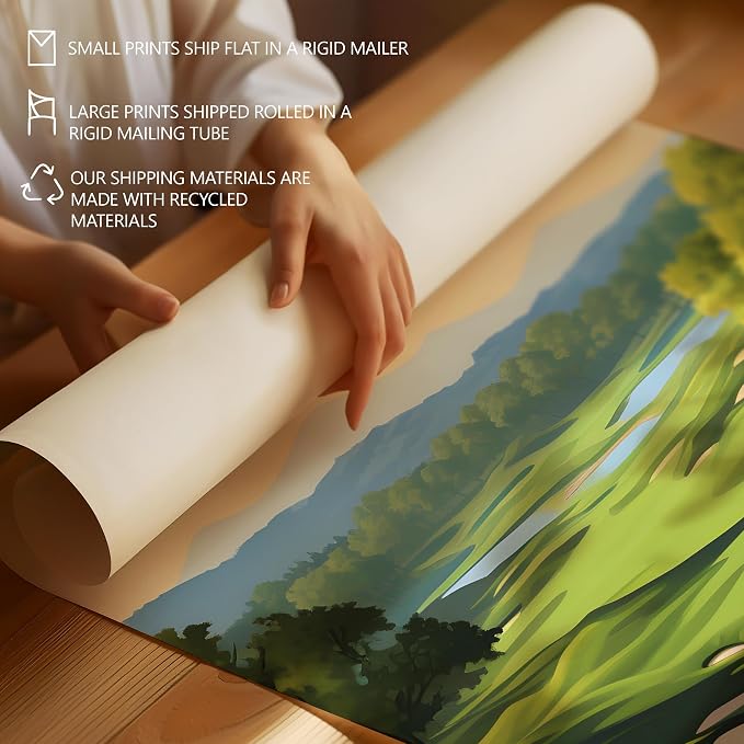 Golf Course Premium Giclee Fine Art Prints - Image 8