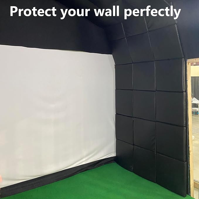 IMPACT SPORTS Golf Wall Padding Golf Enclosure Padding Safety Padding Memory - Image 9