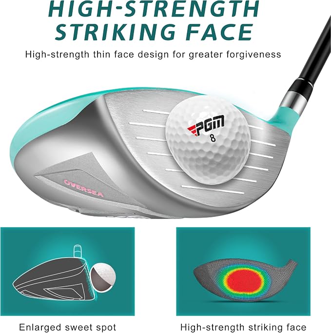 PGM Women's Oversea 9/12 Pieces Complete Golf Club Set - Image 6