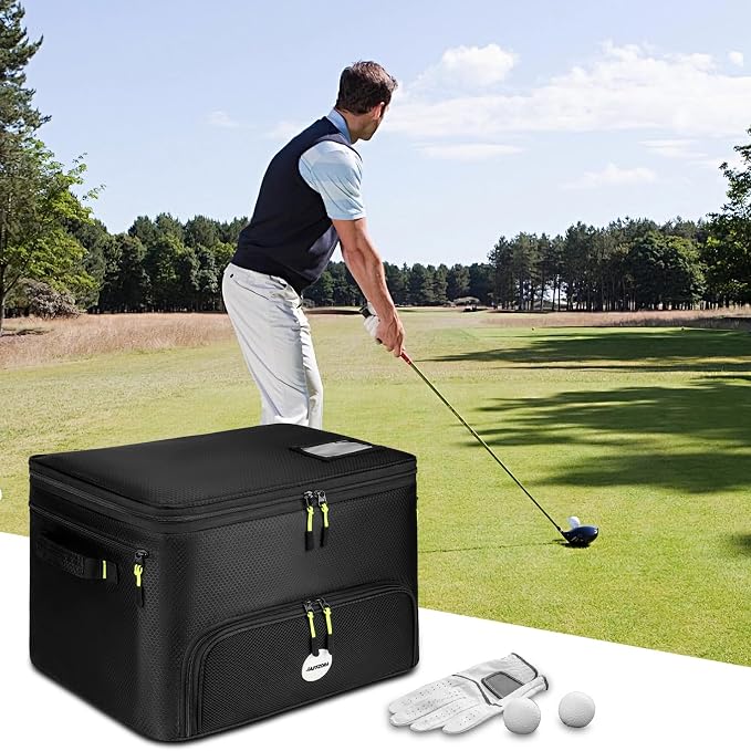 Golf Trunk Organizer, 2 Layers Golf Accessories Bag - Image 8