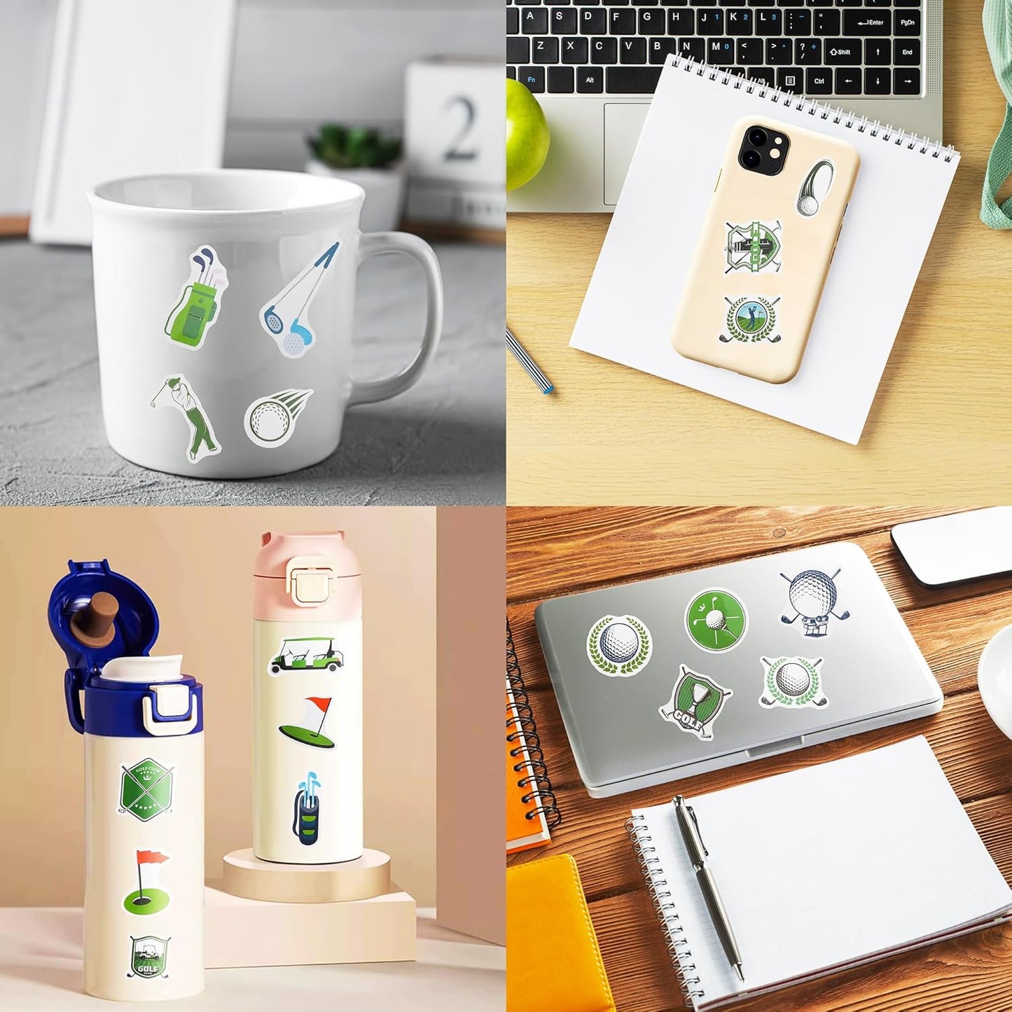 100 Pack Golf Stickers, Golf Party Favors, Birthday Decorations