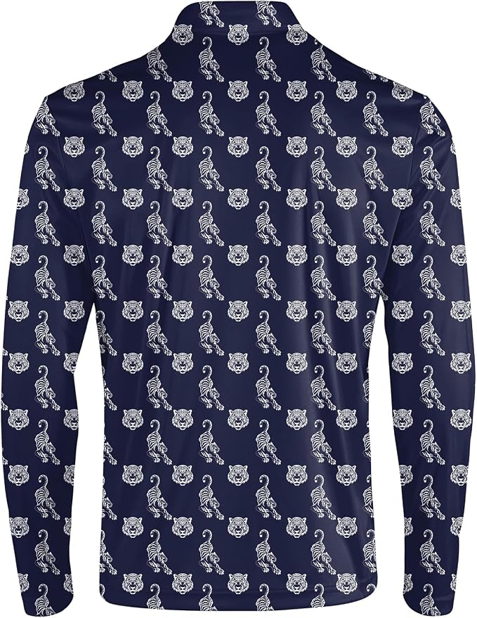 Men's Long Sleeve Golf Shirt Quick Dry 3 Button Work Fishing Outdoor Casual - Image 4