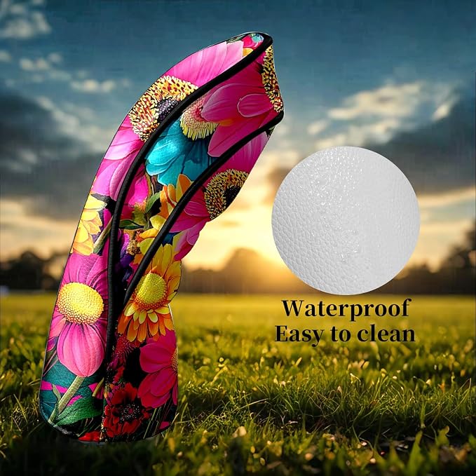 Golf Head Covers Leather Driver Headcover, Premium Golf Club Covers - Image 9