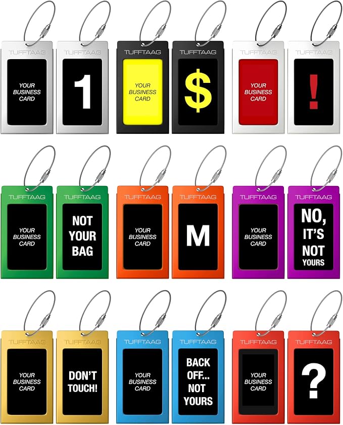 Luggage Tags Business Card Holder by TUFFTAAG - Image 7