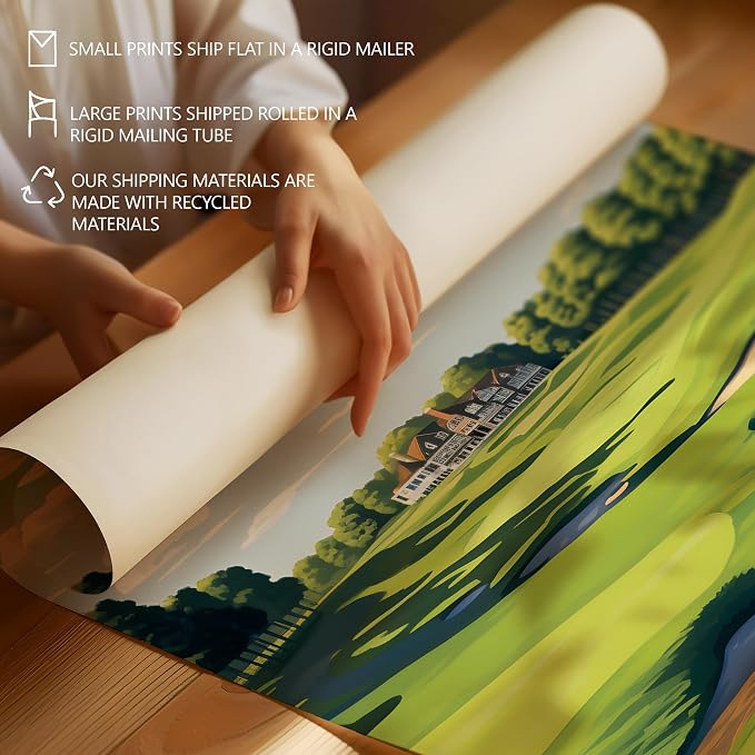 Golf Course Premium Giclee Fine Art Prints - Image 8