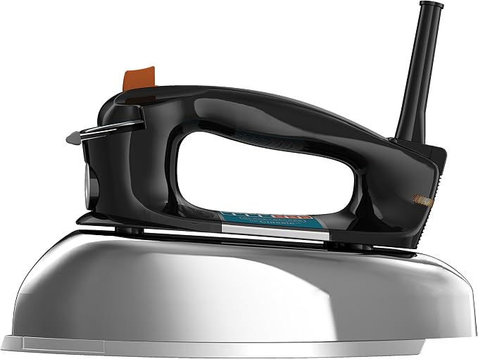 BLACK+DECKER The Classic Iron, Aluminum Soleplate, Steam or Dry Ironing - Image 8