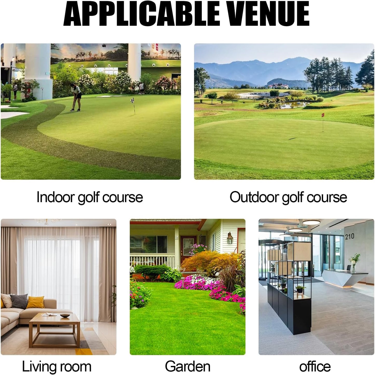 2 PCS Golf Grip Trainer, Molded Golf Grip Trainer, Anti-Slip Design, for Improved Hand Positioning, Suitable for Men and Women, Beginners, Amateurs and Professionals (Black)