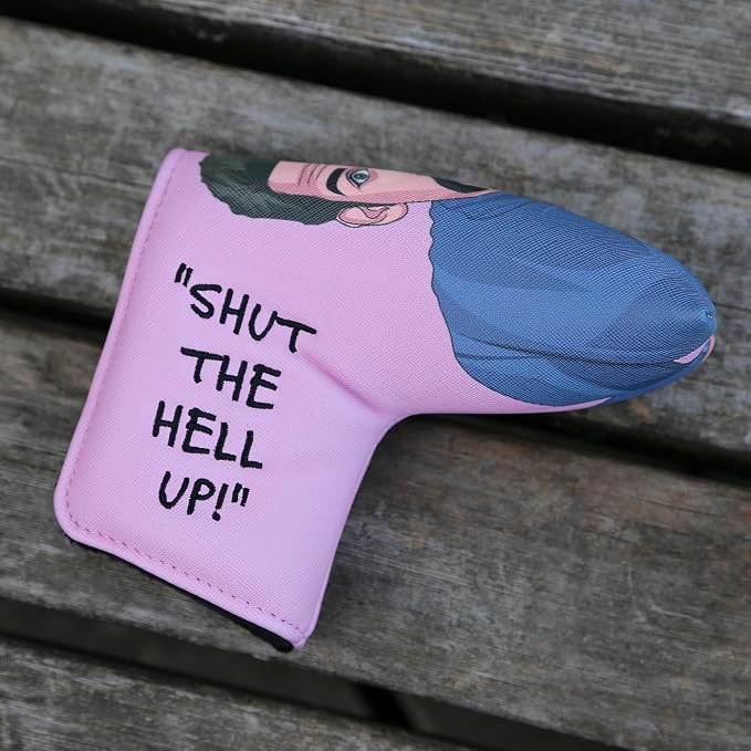 Golf Club Headcover, Funny Driver Head Cover, Mallet Blade Putter Head Cover - Image 6