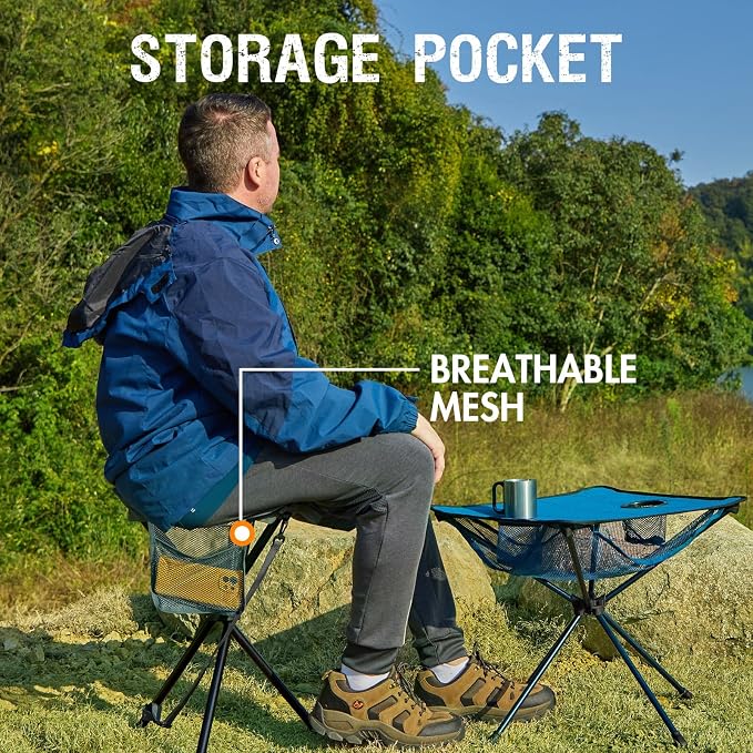 Portal Folding Camping Stool Portable Foldable Tripod Seat - Image 7