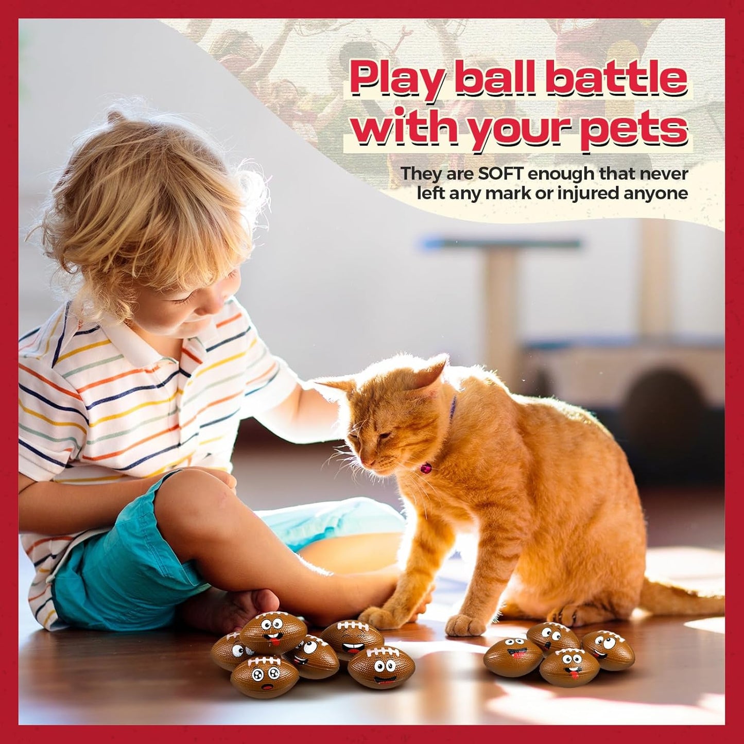 12 Pcs Mini Face Stress Balls for Boys Girls Sport Funny Face Squeeze Foam Balls for Stress and Anxiety Relief for Party Favors Birthday Gift Decoration(Football)