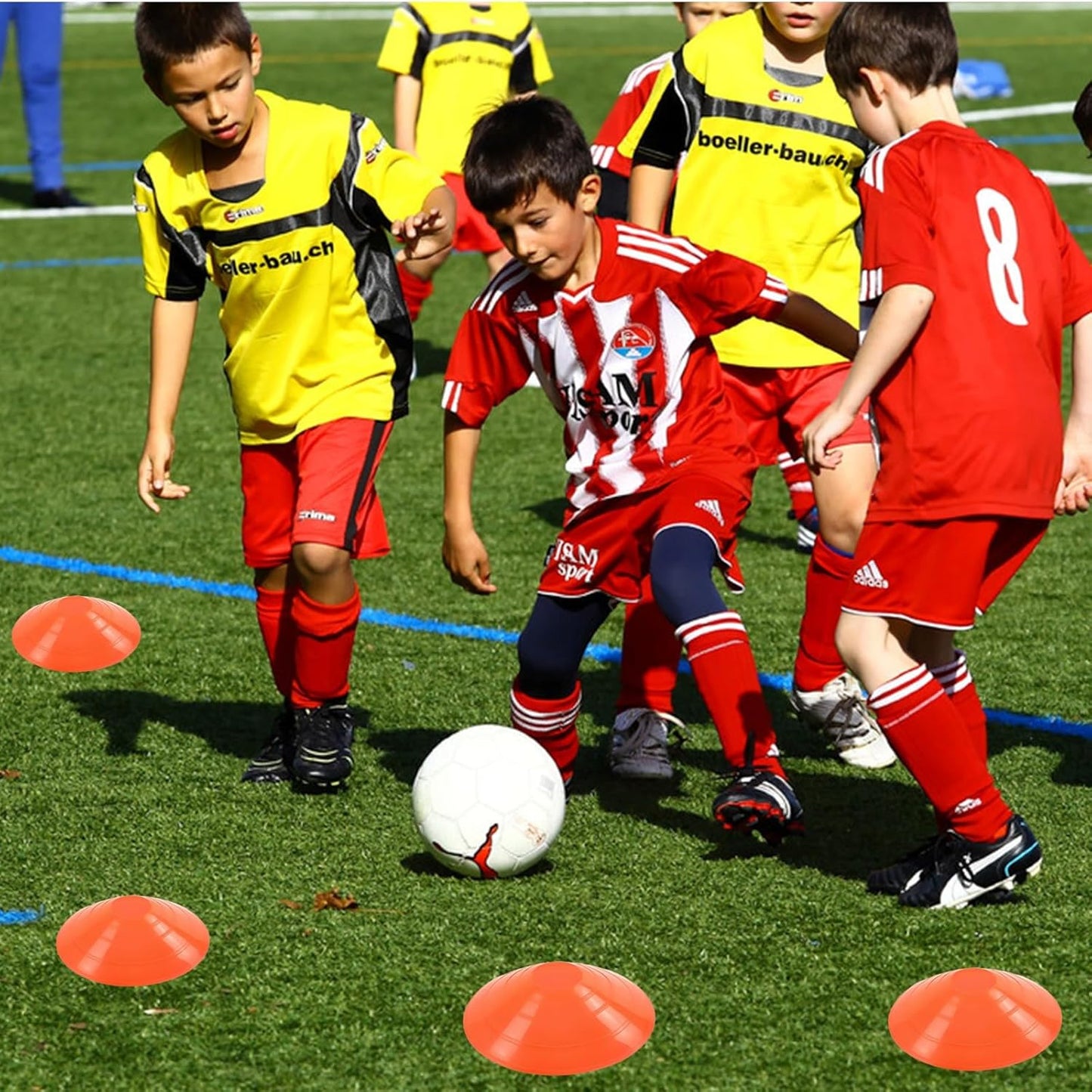 20 Pcs Agility Ladder Set,with 19FT Agility Ladder,Running Parachute,12 Soccer Cones for Basketball Football Soccer Boxing Sport Speed Training,