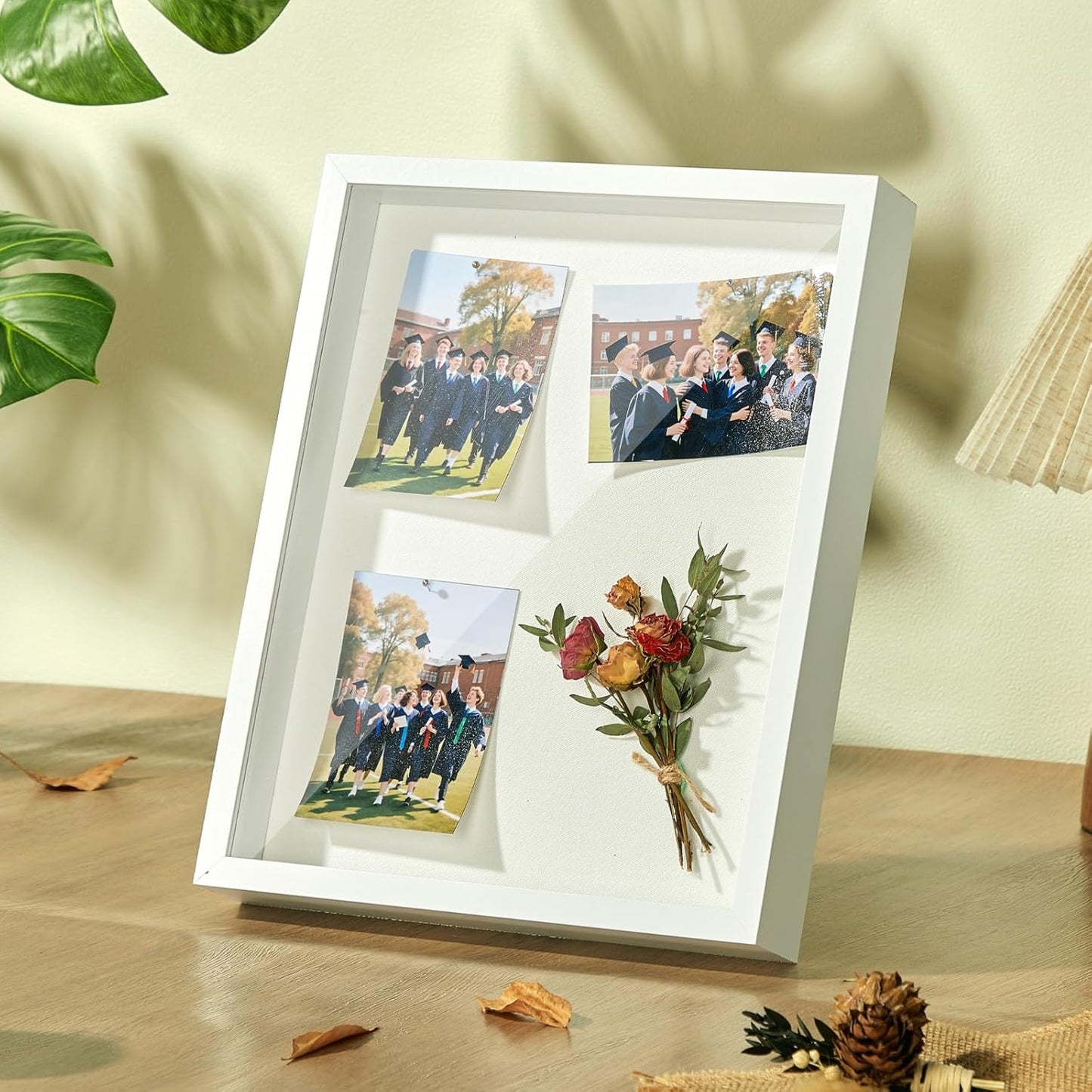 11x14 Shadow Box Display Case Picture Frame with Soft Linen Back, Large Deep Black Shadow Box 11x14 for Flowers Medal Display Case Jersey pet Graduation Memorabilia Baby Ltems Crafts Photos