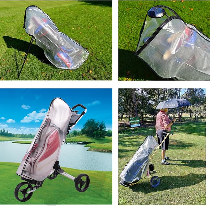 Transparent Golf Bag Rain Cover, Waterproof Rain Cover - Image 9