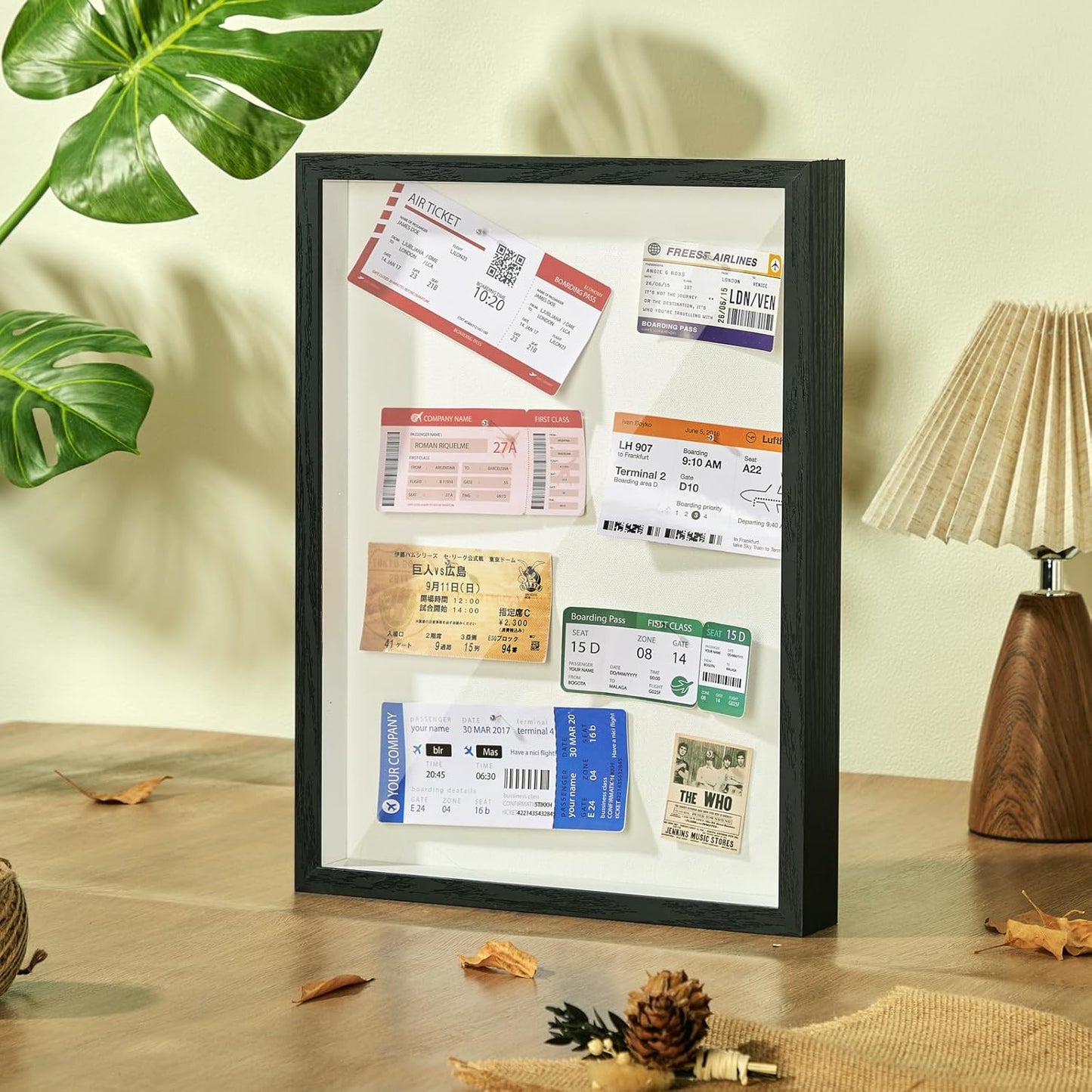 12x16 Shadow Box Display Case Picture Frame with Soft Linen Back, Large Deep Black Shadow Box 12x16 for Flowers Medal Display Case Jersey pet Graduation Memorabilia Baby Ltems Crafts Photos