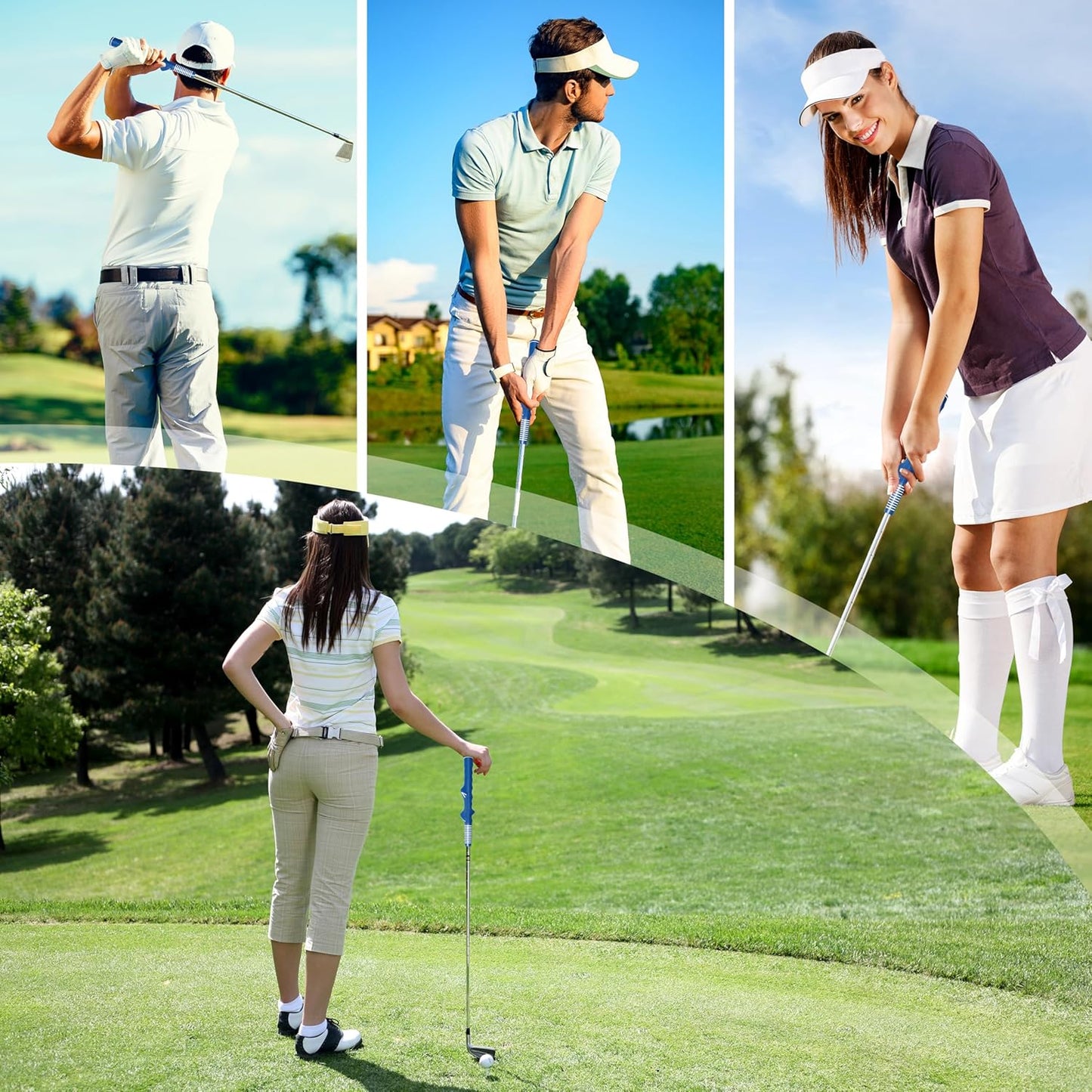 1 Pcs Right-Hand Golf Training Grip:Club,Rubber Swing Grip Trainer,Golf Accessories for Adults,Beginners,All Levels.Improvement Tool for Proper Hand Placement.