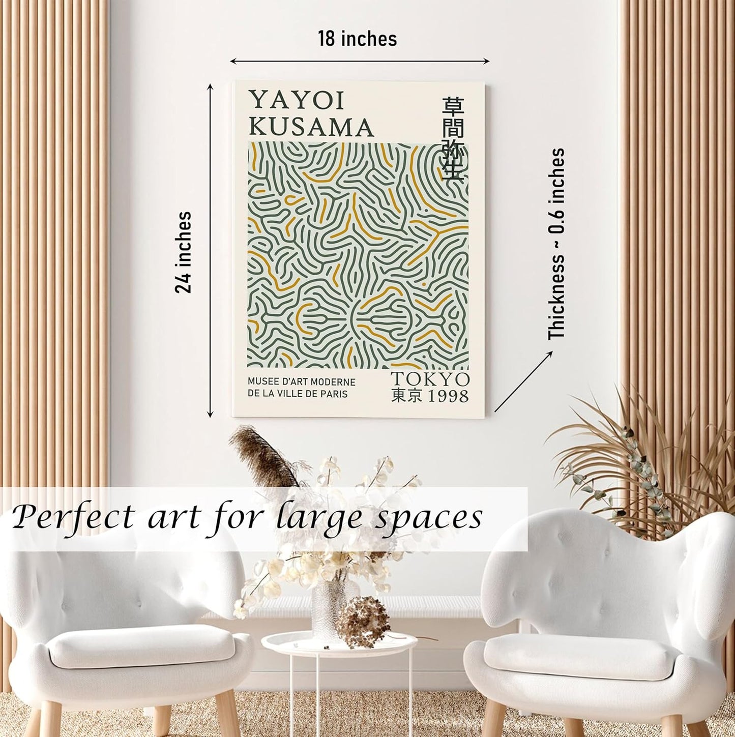 Induslyfe Large Framed Green Wall Art Canvas Decor Set of 3, Matisse Wall Art Framed Prints Posters Mid Century Modern Art, Aesthetic Floral Botanical wall art for bedroom, living room bathroom 18x24