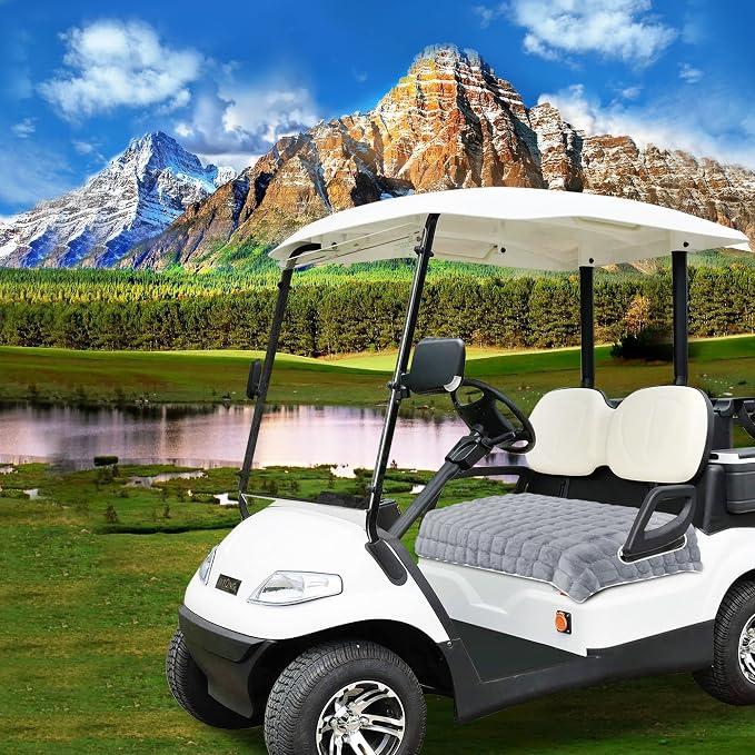 YOKYHOM Golf Cart Seat Covers, Supreme Comfort Golf Cart Seat Towel Blanket - Image 7