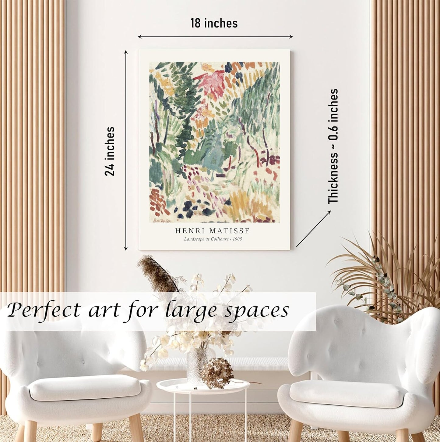 Induslyfe Large Framed Sage Green Vintage Wall Art Canvas Decor Set of 3, Matisse Wall Art Prints Poster Mid Century Modern Art, Aesthetic Floral Botanical wall art, bedroom living room bathroom 18x24