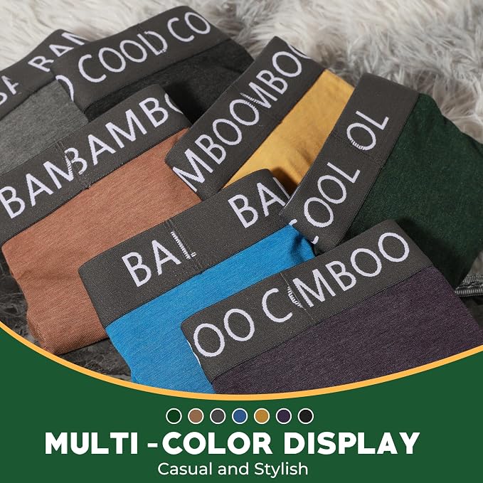 BAMBOO COOL Men's Ultra ComfortSoft Underwear, Moisture Wicking & Breathable No - Image 7