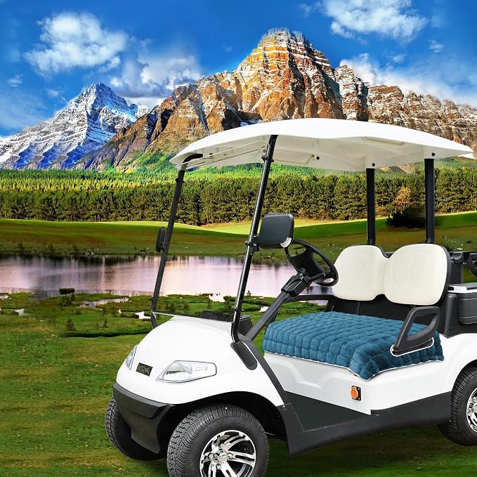 YOKYHOM Golf Cart Seat Covers, Supreme Comfort Golf Cart Seat Towel Blanket - Image 7