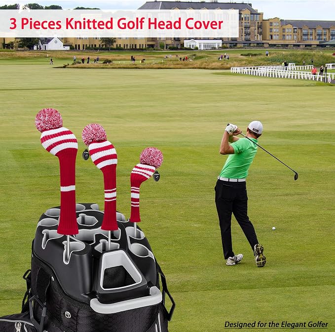LeFeng 1Pcs Golf Club Cover, Knitted Golf Head Cover - Image 8