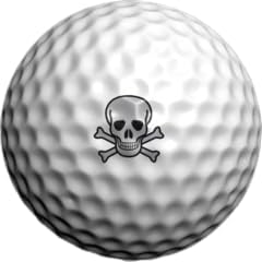 Golfdotz - USGA Rule Conforming Golf Ball Markers, Golf Ball Stickers for Marking Balls, No More Smearing from Stamps, Gifts for Golfers, Dads, and Retirees, (18-32-Count)