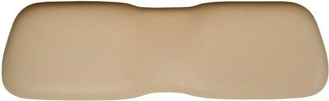 Huskey Parts Company Golf Cart Front Seat Lean Back Top Cushion Beige Color for DS 2000.5-Current Golf Cart, Including Mounting Hardware