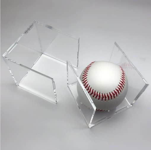 Baseball & Golf Ball Display Case Acrylic Cube Square Clear Memorabilia Display - Image 8