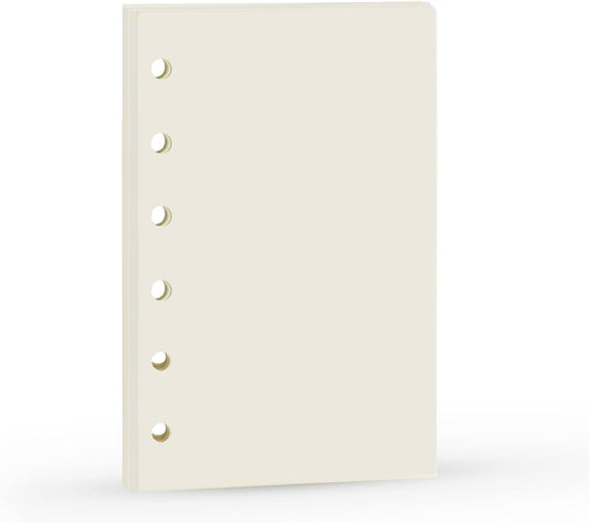 A7 Planner Inserts, Binder Refills for 6 Ring Spiral Notebook, Mini Blank Paper,6 Holes,for Portable planner, 45sheets/90 pages, 4.84 x 3.23'', Harphia