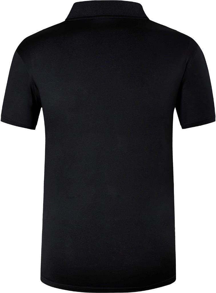 jeansian Men's Sport Outdoor Quick Dry Fit Short Sleeves Polo Tee Shirt Tshirt T-Shirt Tops Golf Tennis Bowling LSL195