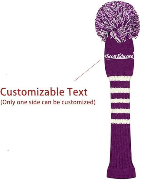 Scott Edward 1/3/4PCS Multi-Style Optional Individualized Knit Golf Club Head - Image 2